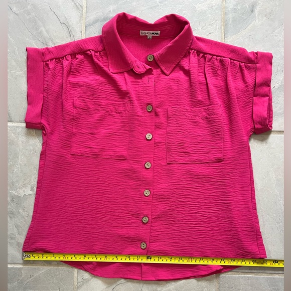 Pink Oversized blouse from Fashion Nova in medium. - Picture 14 of 15